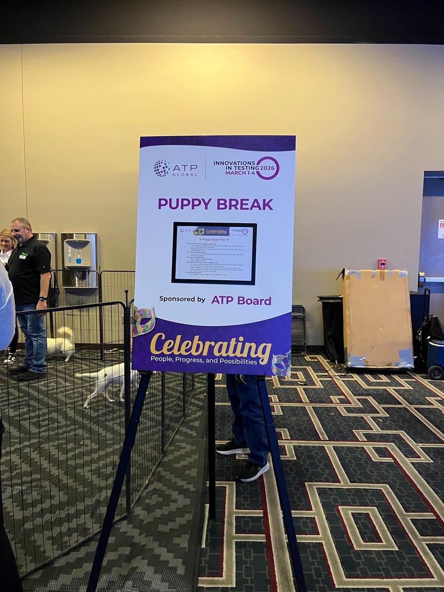 commsmulti's tweet photo. That’s a wrap on #ATP2026 in New Orleans! 🎉
Great conversations, new connections, and a fantastic few days at Booth 324. Thanks to everyone who stopped by! 😊

PS. The puppy break was a highlight.🐶

#Assessment #FairAssessment #LanguageSolutions #translation #localization #USA https://t.co/nwwsc8q7yi