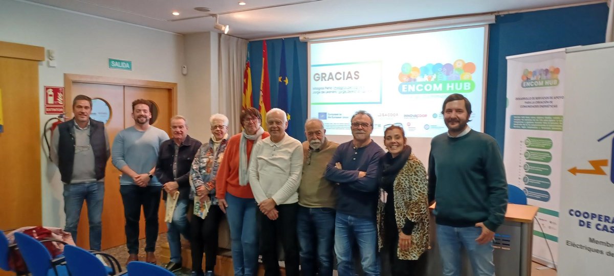 itenergia's tweet photo. Workshop donde presentamos el análisis de viabilidad técnico-económica de los estudios de Eficiencia Energética en edificios del Piloto de Castellar del proyecto europeo #ENCOMHUB #AESS #Legacoop #Innovacoop #AuvergneRhôneAlpes #AAE #Cleantech @EU_Commission @concoval @ivace https://t.co/C3rG8RDGQs