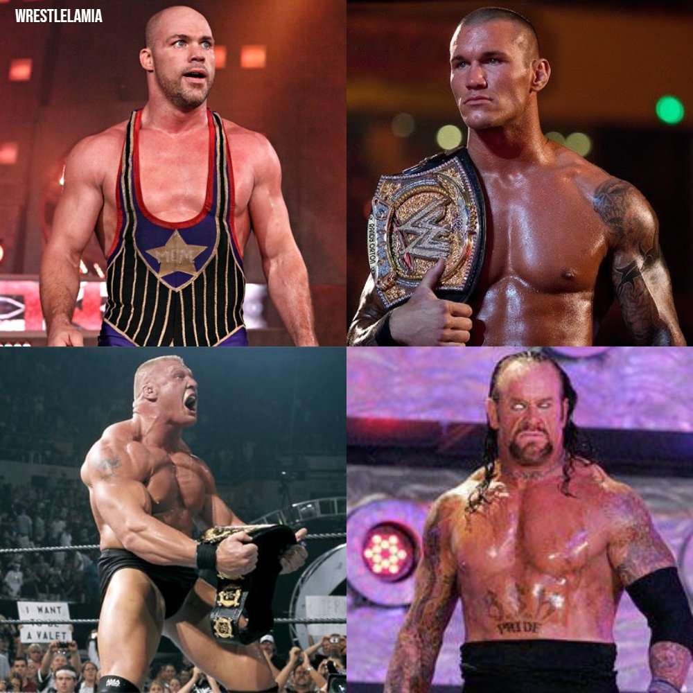 IconicChriss's tweet image. Which of these WWE legends was the most UNSTOPPABLE at their peak?
