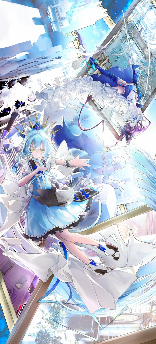 adobe1998's tweet photo. #アークナイツ
#ロスモンティス
#アーミヤ
Amiya&amp;Rosmontis https://t.co/gsZe3wjlVU