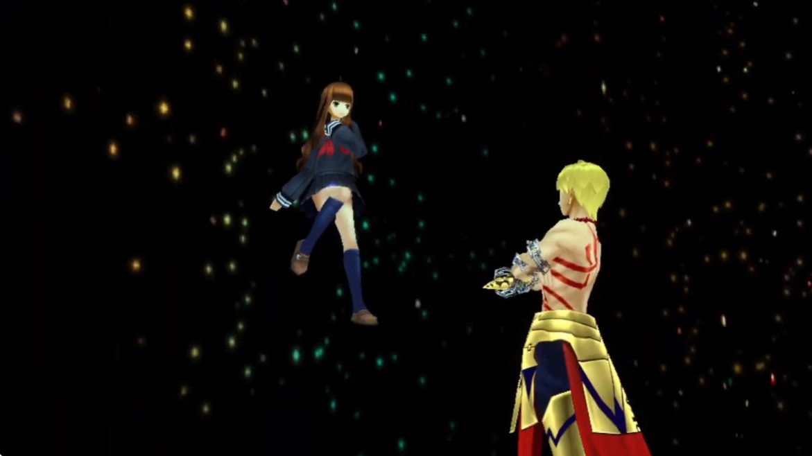 Windermyre's tweet image. The only ones Gilgamesh allowed to look at him from above (so far). 

#Fate #FateSeries #Gilgamesh #Enkidu #Hakuno