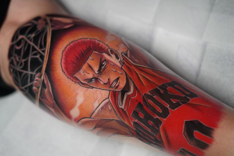 NickBigButt's tweet photo. Sakuragi is lonely. I need more tattoo NOW https://t.co/HrIcOgCEBO