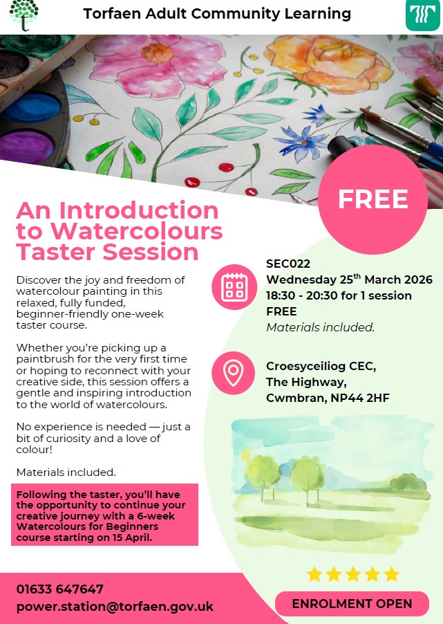 Torfaen Adult Community Learning tweet media