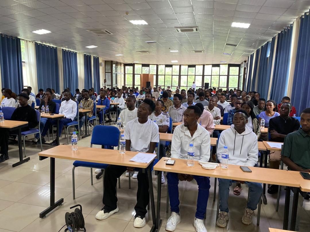 Principal of  Huye  Campus, <a href="/Muleefu/">Alphonse</a> has welcomed H.E. Irene Vida Gala, Brazil’s Ambassador to Rwanda, who is briefing students on study opportunities in Brazil. She is accompanied by Leitão, a Brazilian  investigative journalist with 26 years of experience inspiring journalism.
