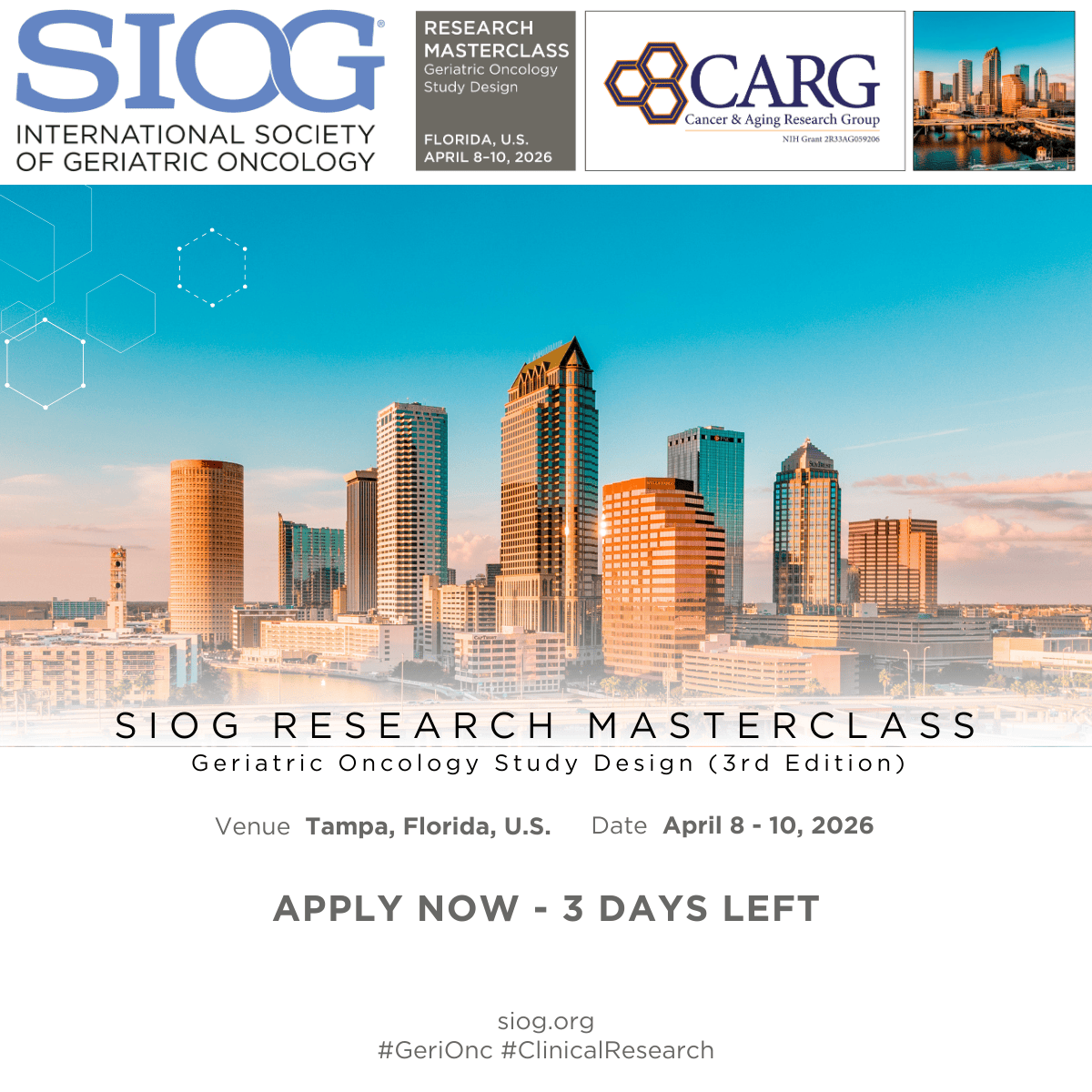 International Society of Geriatric Oncology (SIOG) tweet media