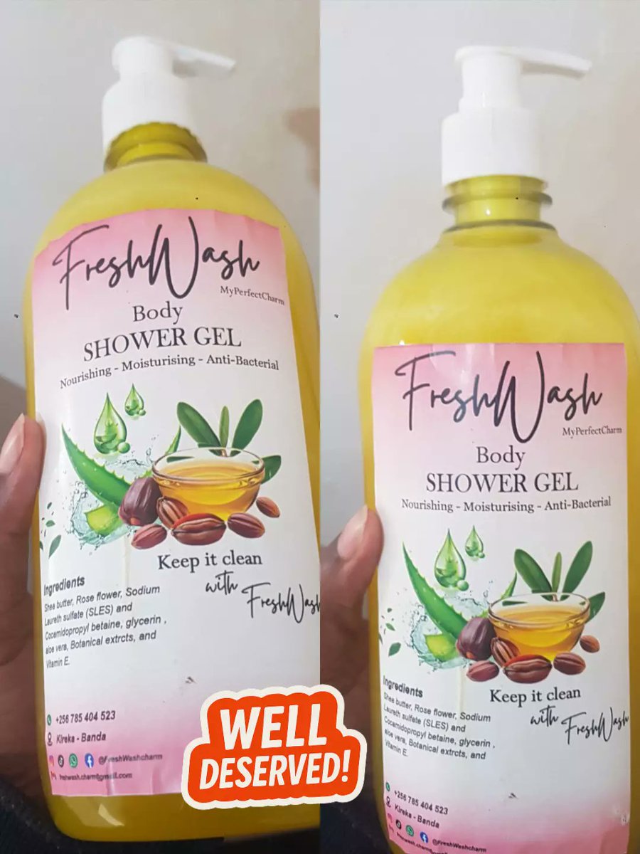 FreshWashCharm's tweet photo. Freshwash.charm Shower Gel 1ltr package https://t.co/7CmhJNX75J