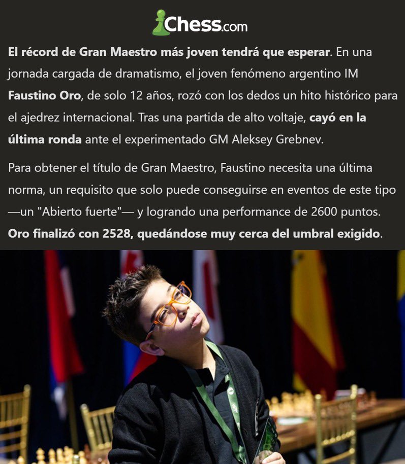 "Faustino Oro":
Por su participación en el #AeroflotOpen