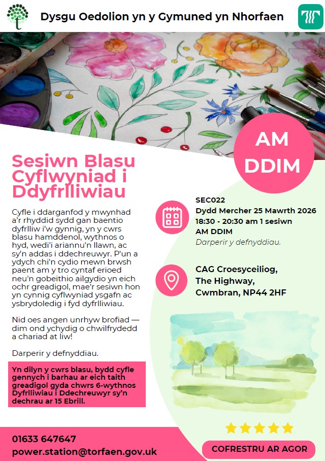 Torfaen Adult Community Learning tweet media