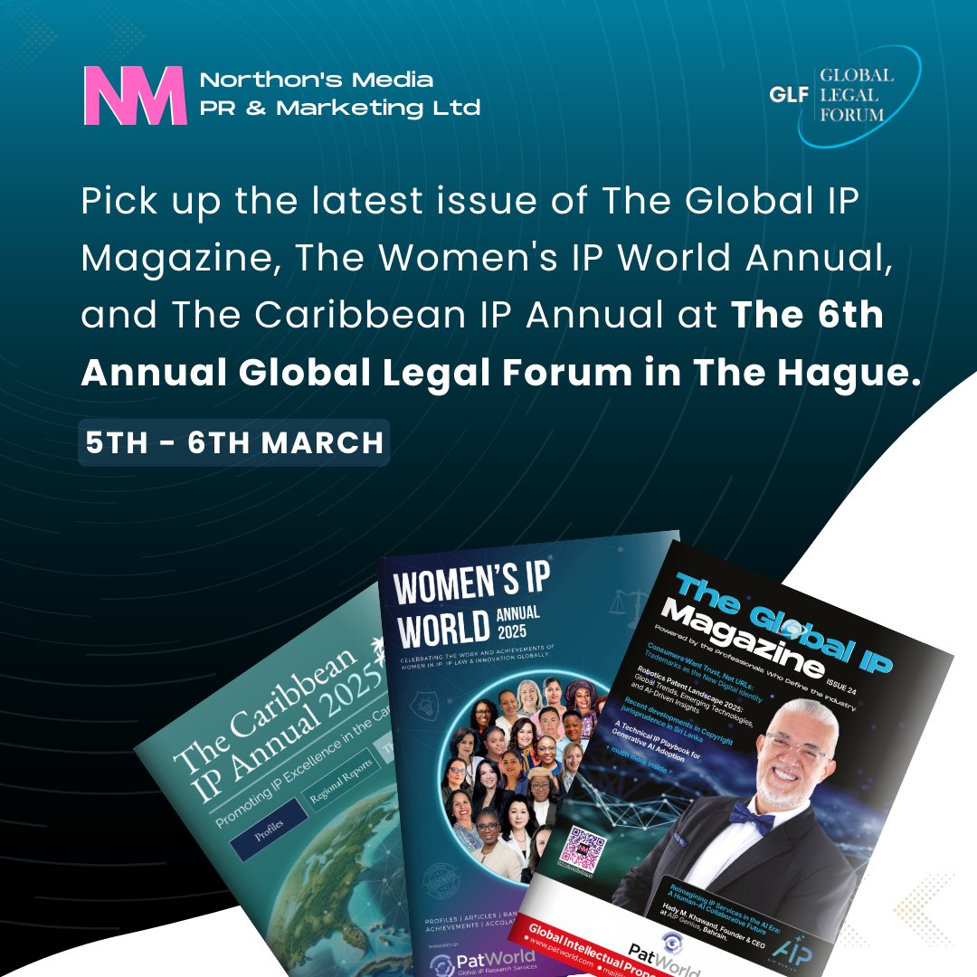 WomensIPWorld1's tweet image. The @Glfhague in The Hague has begun.

As official media partners, we are pleased to share our latest publications with delegates, offering global insights into intellectual property law, innovation, and enforcement.

Visit: rfr.bz/ld5b10f

#IPLaw #GLF2026 #NorthonsMedia