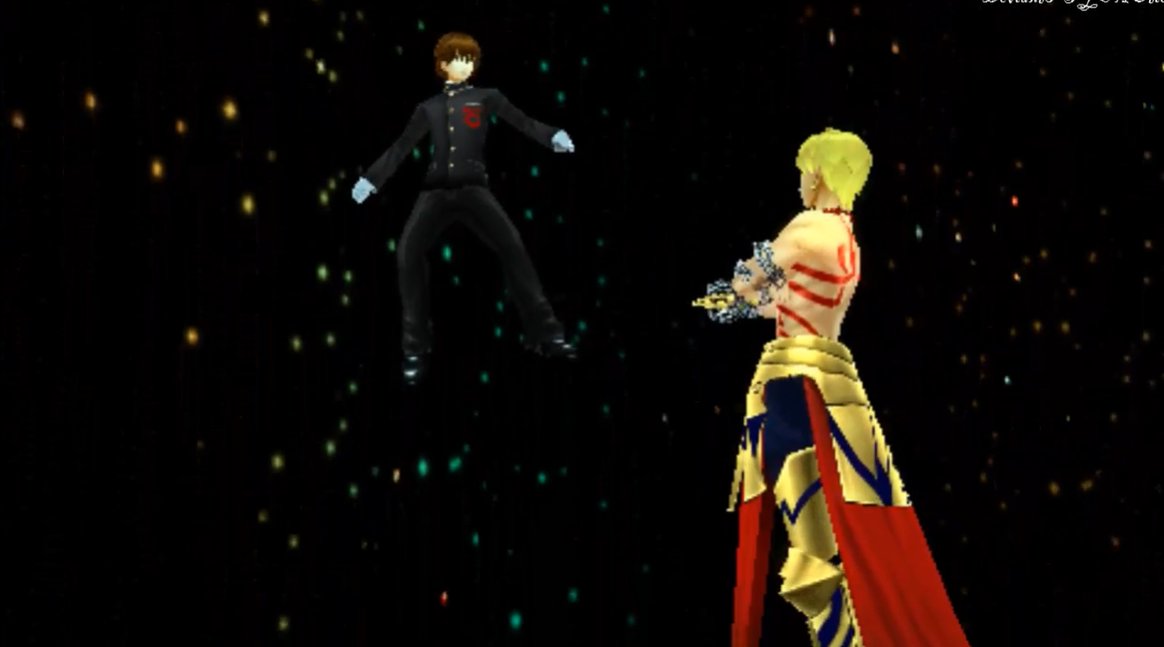 Windermyre's tweet image. The only ones Gilgamesh allowed to look at him from above (so far). 

#Fate #FateSeries #Gilgamesh #Enkidu #Hakuno