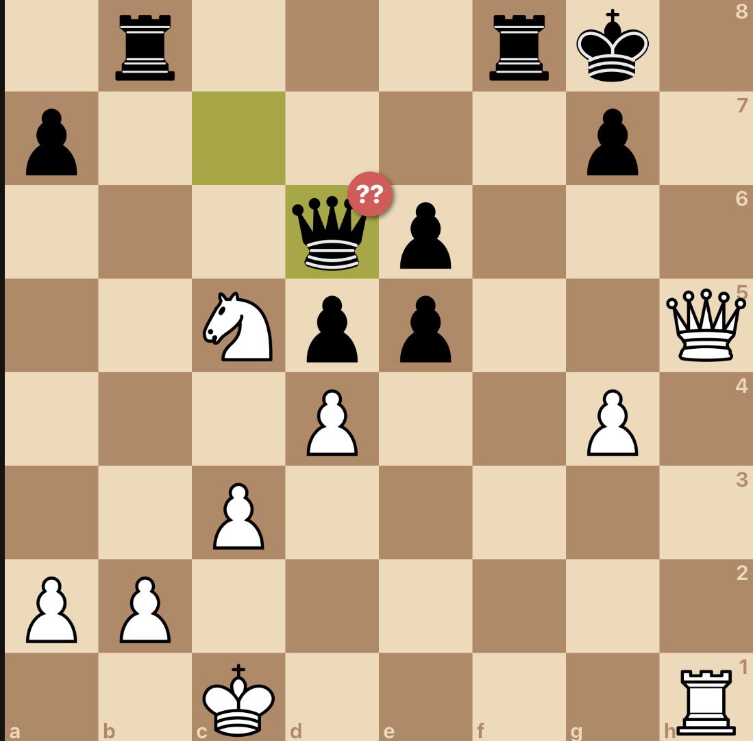 EdgarKab's tweet photo. Fun calculation exercise from one of my games #Chesspunks #Chess https://t.co/oGroCxLR03