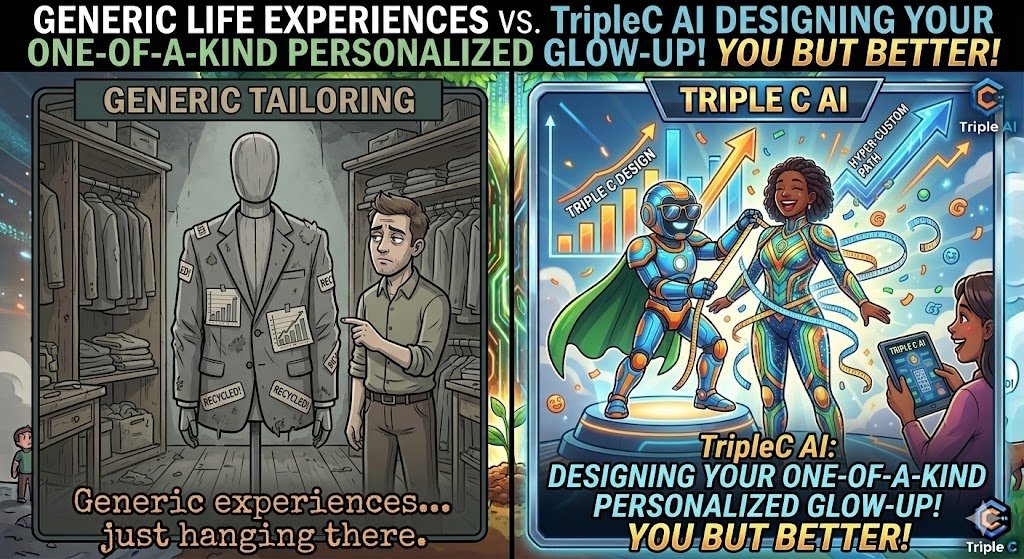 TripleC_AI's tweet photo. AI personalizers crafting custom experiences that celebrate you! ✨ 

TripleC tailors delights on-chain for moments that mesmerize and motivate. 

Own your unique glow—who's customizing? #AIPersonalPulse #TripleC https://t.co/ZvrIpKTKoC