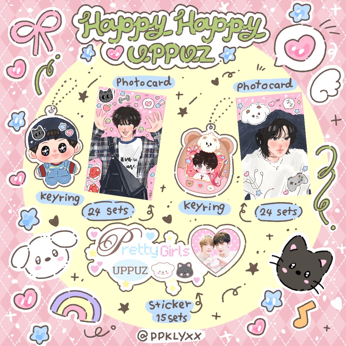 PPKLYXX's tweet photo. :¨ ·.· ¨:
`· .  kindly rt ﾟ･｡ ♡🐻🐱

 ⊹ giveaway for UPPUZ’s birthday ⋆ﾟ⊹ 🪄

❤︎ ིྀ location : ninetails on radio, bkk
❤︎ ིྀ date : 14 March 2026 (sat)
❤︎ ིྀ time : tba

[ rt &amp; show this tweet ]

#UppuzBday_BKK https://t.co/xBwEDKKYiI