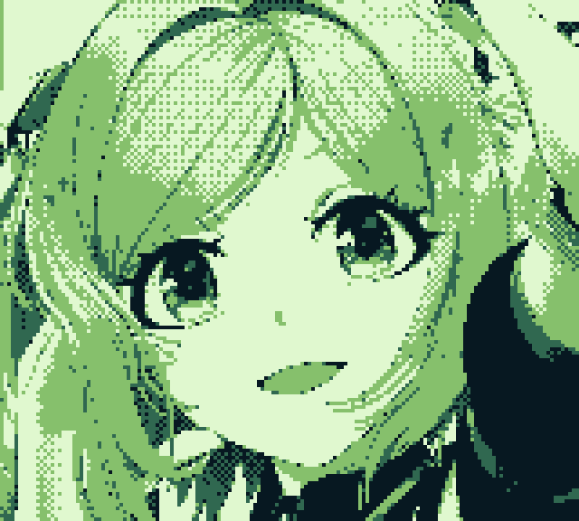 おお〜〜 GB風アキちゃんも作れる