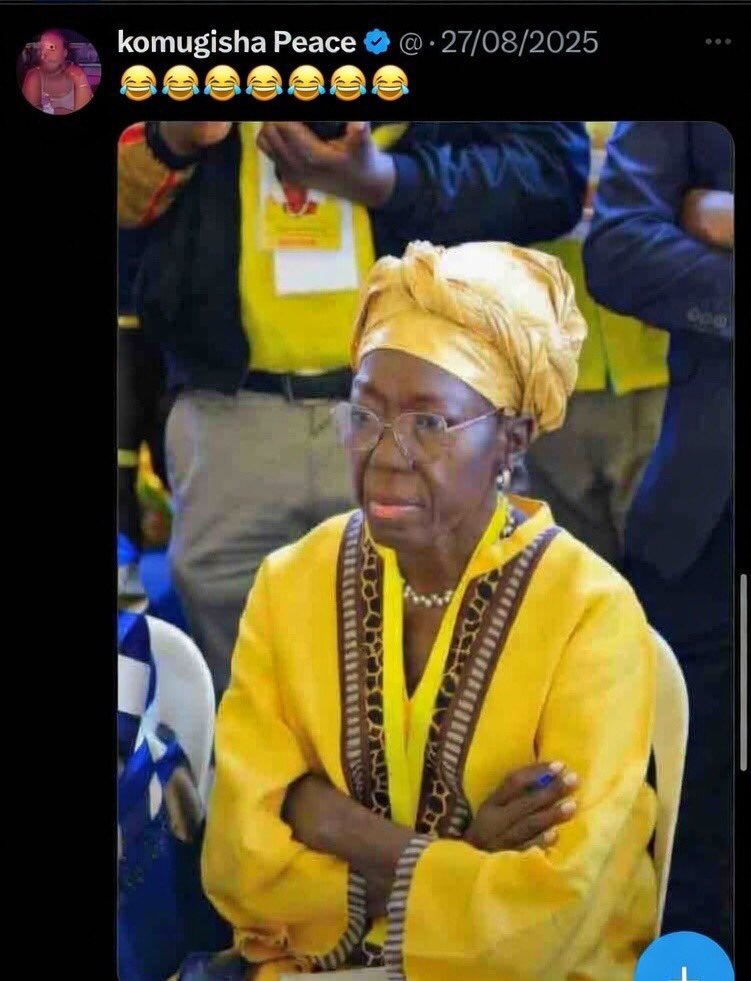 But <a href="/KomugishaPeace/">komugisha Peace</a> you have body shamed people and it’s on your turn where you arrest people 😭. Imagine a whole Mp. Dear <a href="/RebeccaKadagaUG/">Rebecca Alitwala Kadaga</a> come and arrest this girl