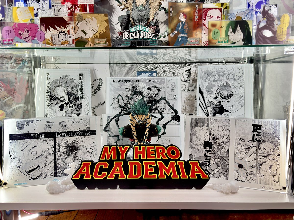 暫く晒してませんでしたが、 ヒロアカのメインディスプレイを晒します