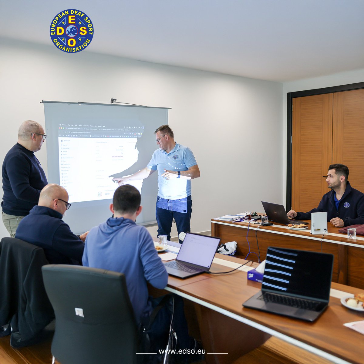 edsodeaff's tweet photo. EDSO Working Session for COP
After several online meetings, we met in Adana for a working session to further develop the C.O.P.  web platform for EDSO members. It's not an easy undertaking, but we are confident that we will succeed soon.
https://t.co/EDIKXrb1Ii

#edso #edsodeaf https://t.co/Apreod8qEC