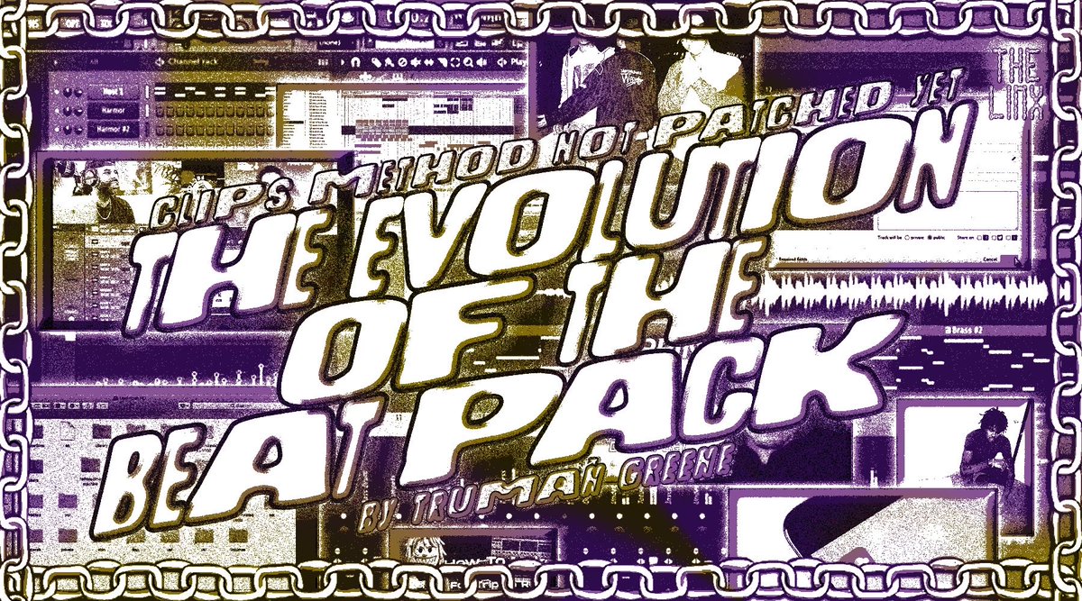 soflogemstoned's tweet photo. "Clips Method Not Patched Yet": The Evolution Of The Beatpack 💿

For his LINX debut, Truman Greene dove into the annals of Soundcloud to track how beat makers have tried to sell their beats, package their identity, and change the format of a producer led project. Link below 🔗 https://t.co/E76hPGb4t6