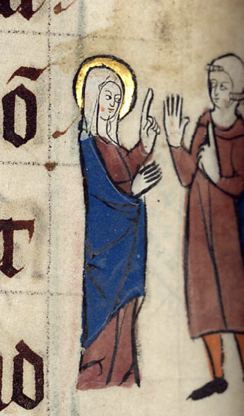PiersatPenn's tweet photo. Medieval women: loving, praying, learning, teaching, #medieval #History #women 

Valenciennes, BM, 0838 (620) (N France, 13th century) https://t.co/1XI7CCQa6A