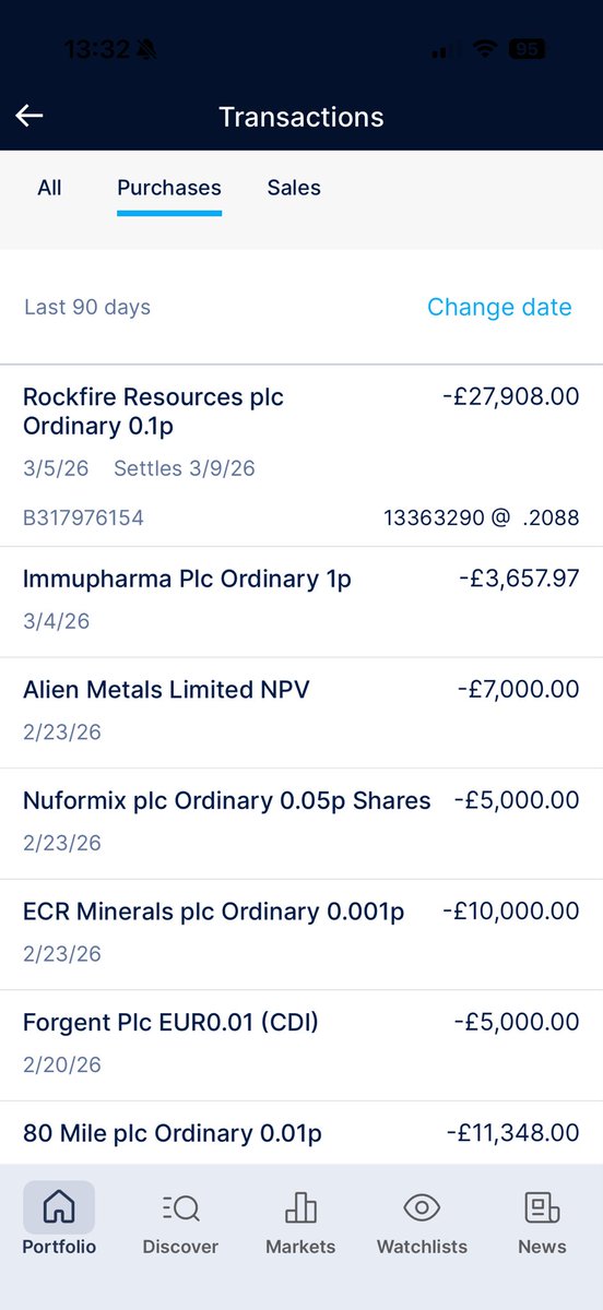 Rik643646416917's tweet photo. Topped up on #rockfire for nearly 28k just now. I’m anticipating big things.

Always backing my beliefs with big buys, building a sizeable stake now https://t.co/kQQm4sgTfv