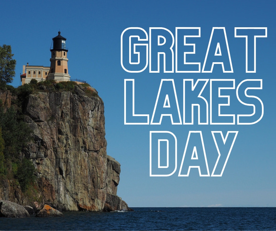 GLCommission's tweet photo. Happy #GreatLakesDay! 🌊 

The #GreatLakes provide clean water, support public health &amp; power our region’s economy; we urge our federal partners to champion the #GLRI &amp; other vital programs.

Let’s protect what makes our region extraordinary! 💙

 https://t.co/bQrF0Ykxq9 https://t.co/g0i1zmajOE