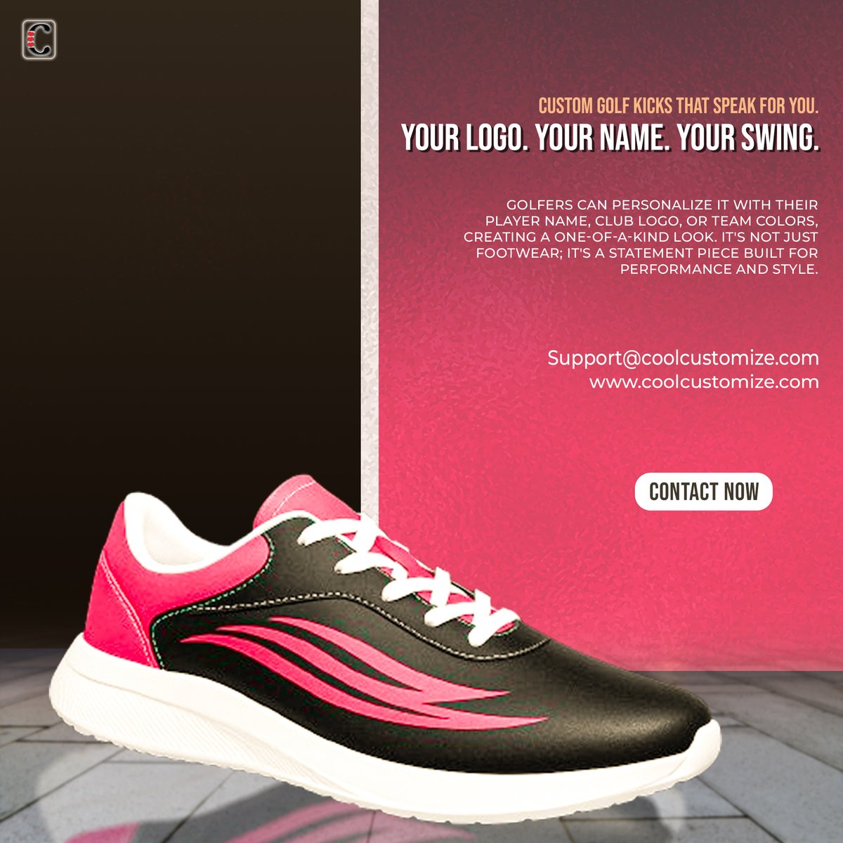 Coolcustomize_'s tweet image. This isn't just a golf sneaker — it's YOUR sneaker. Add your player name, club logo, or team colors. Built for the turf, styled for the win. 🧵 Ready to stand out?
.
.
#CoolCustomize #GolfSneakerDrop #PlayerNameGear #PrintOnDemandShoes #TeamStyle #CustomFootwear #NoMOQ