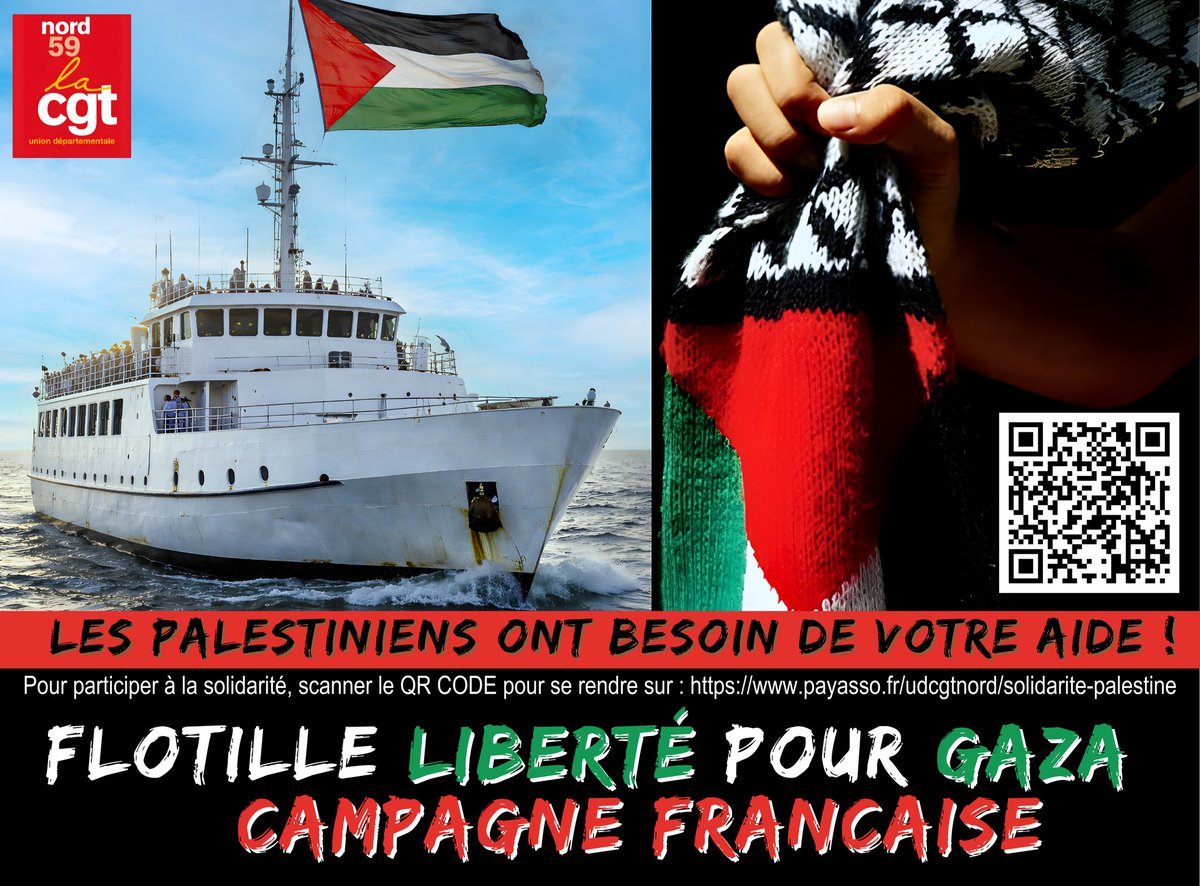 GGrevistes's tweet photo. Solidarité avec le peuple palestinien🇵🇸 
☑️cliquer sur le lien🔗 ⤵️
https://t.co/2rFeStrf6z https://t.co/bYt7NNZ58h
