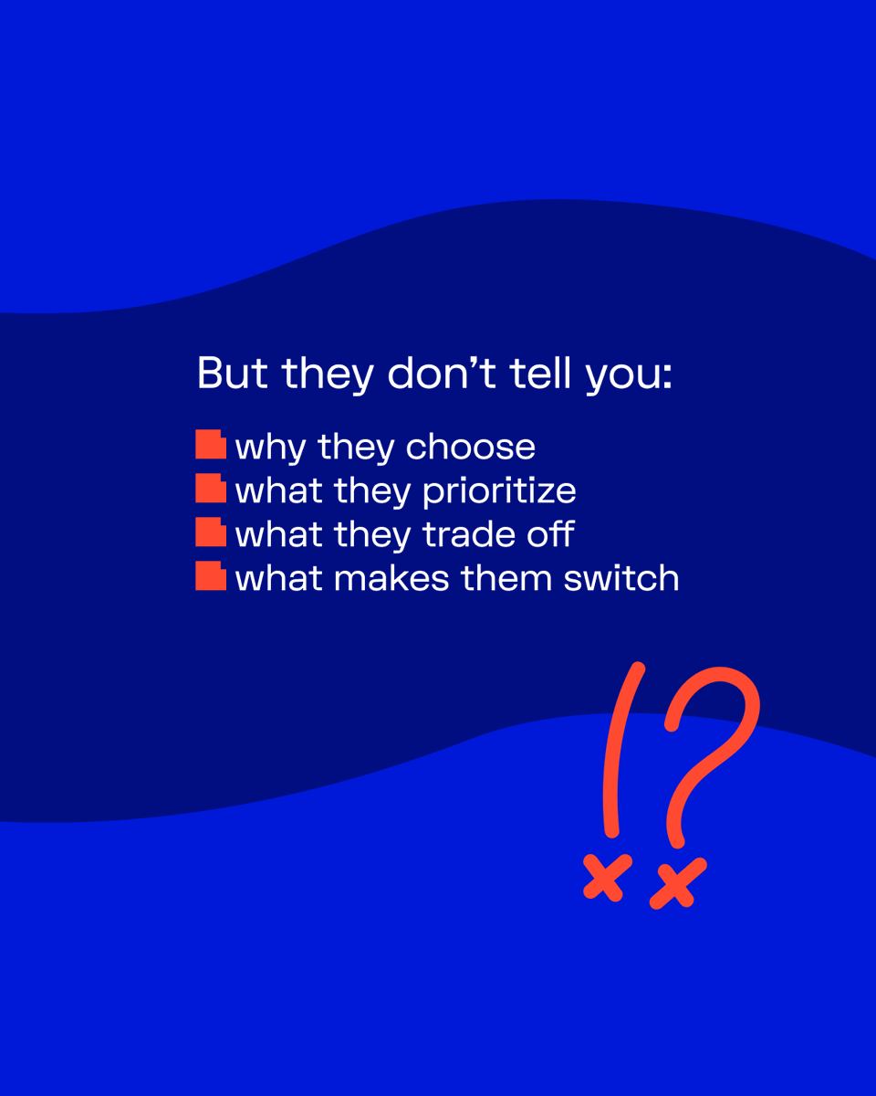 brainactiveai's tweet photo. You can describe your audience perfectly… and still not understand why they buy.

Age. Gender. Income. Location.

Demographics describe people.
They don’t explain decisions.

Motivations, trade-offs, and context drive behavior.

Surface data isn’t enough.

#MarketResearch https://t.co/KHC4XxSqmS