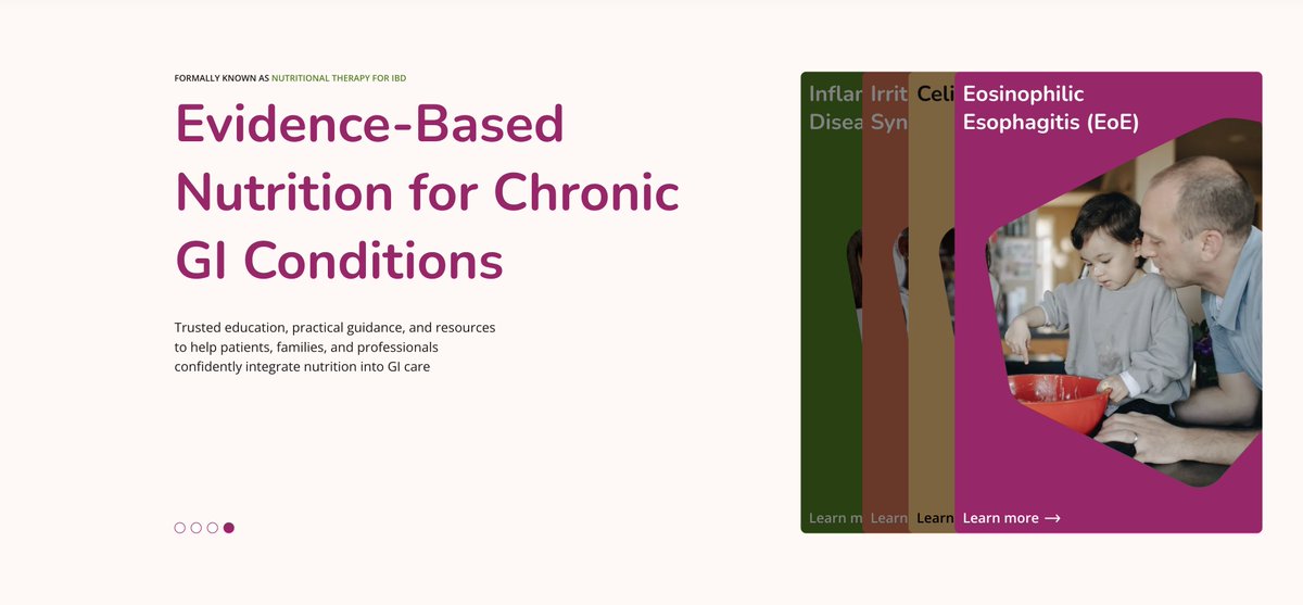 GI_NutritionFdn's tweet image. #IBD, #IBS, celiac disease, and eosinophilic esophagitis continue to rise

📢 Nutritional Therapy for IBD transitions to the GI Nutrition Foundation to provide you with:

🔸Science-based nutrition and diet resources

🔸Dietitian-veted recipes 

🔸Research highlights on what's new