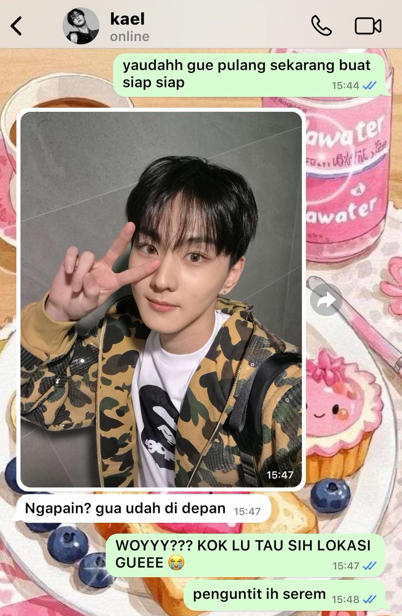 kiyacookies's tweet photo. what if kael modus ke kynar? #KaNar 
—
jungwon few tweets au. https://t.co/Y3adj2tYRi