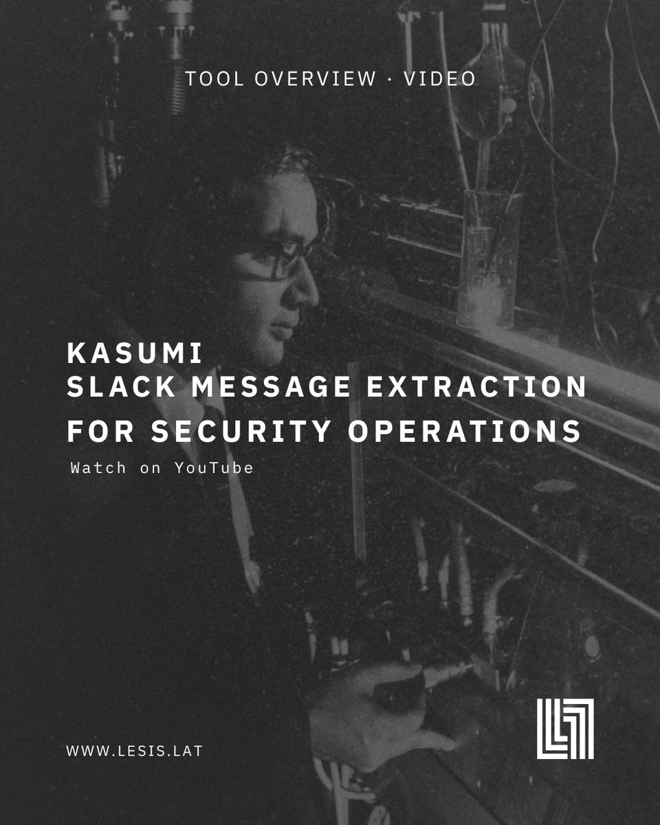 How does Kasumi work in practice?

In this video, we present a short overview of Kasumi, our tool for extracting and analyzing Slack messages during authorized security assessments.

🔗youtube.com/watch?v=ppFvnx…