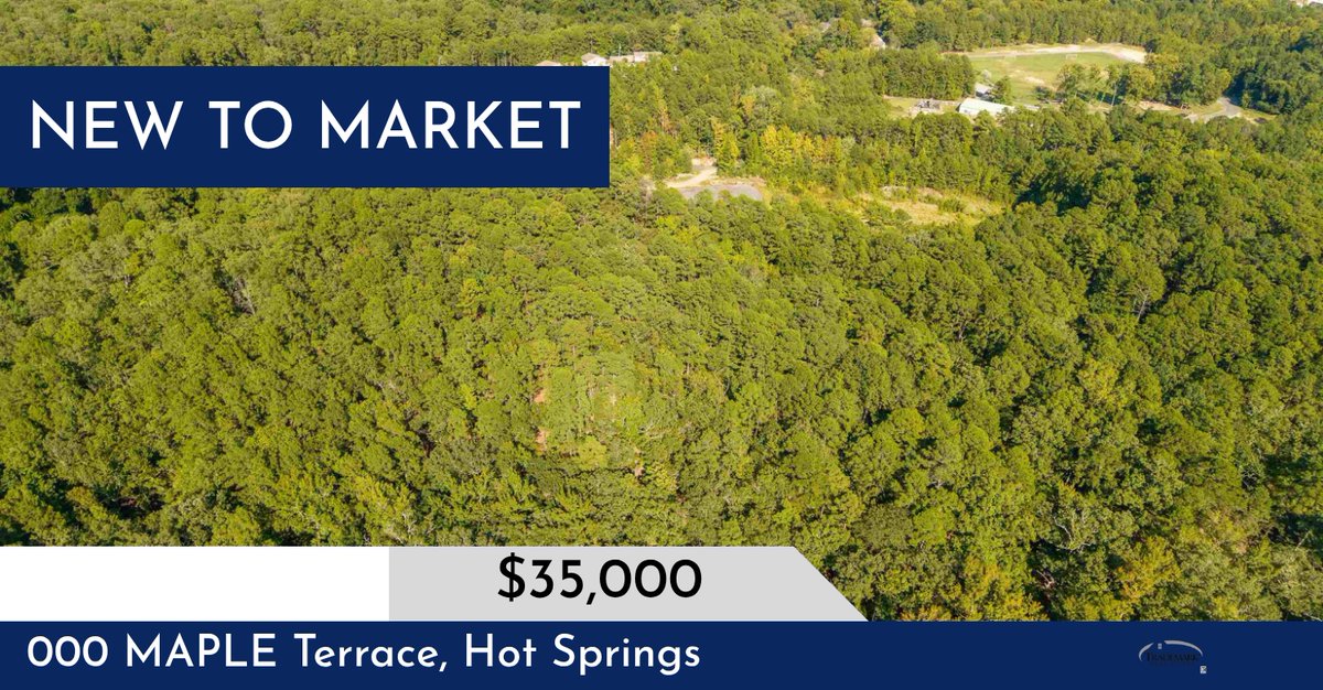 RachReal's tweet photo. 📍 New to Market 📍 Take a look at this fantastic new property that just hit the market located at 000 Maple Terrace in Hot Springs. Reach out here or at (501) 538-3546 for more information

Rachel Mundy, Realtor
Trademark Real Est... https://t.co/IvnMtVUlvV https://t.co/l378qVVD8d