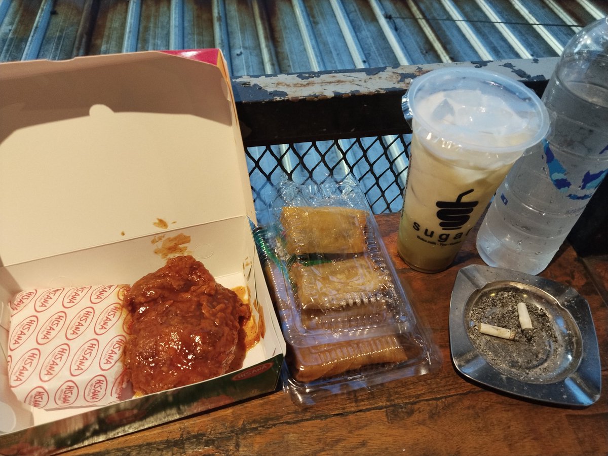 CW//FOOD..
Bukber online katanya #Sand'sBirthday  #HimacoBukber #DinoSand23Party