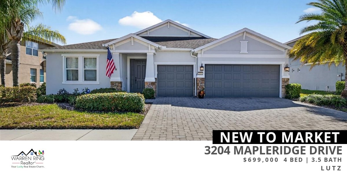 warrenring's tweet photo. 📍 New Listing 📍 Take a look at this fantastic new property that just hit the market located at 3204 Mapleridge Drive in Lutz. Reach out here or at (813) 220-2401 for more information

Cheers,

Warren

Warren Ring

Email: warre... https://t.co/hUdcRMhs9B https://t.co/NVf26u402q