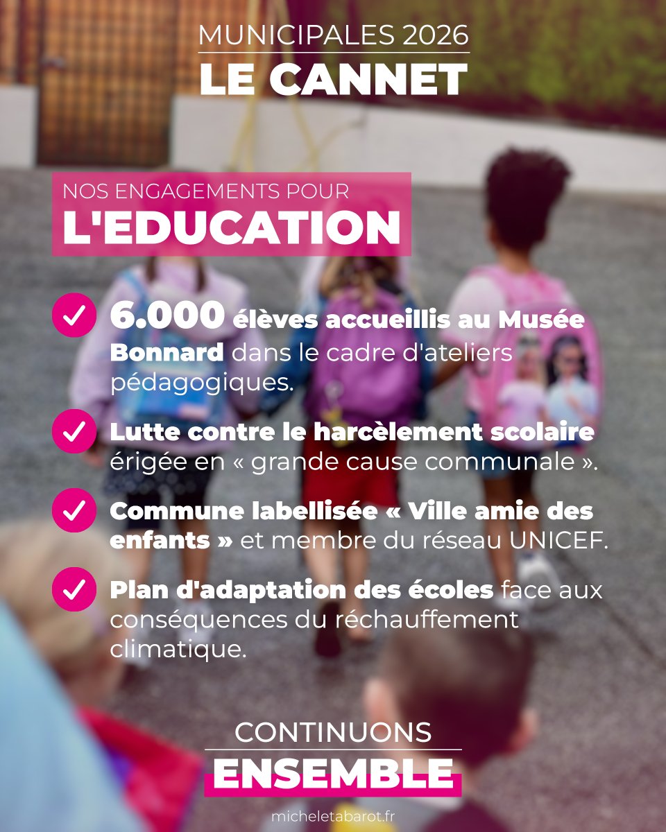 AvecTabarot's tweet image. .@MTabarot : "Au Cannet, les actions en faveur de l'éducation et de la jeunesse sont un de nos engagements de toujours" [2/7]
📲 bit.ly/LeCannet2026-E…
#Municipales2026 #ContinuonsEnsemble #LeCannet
