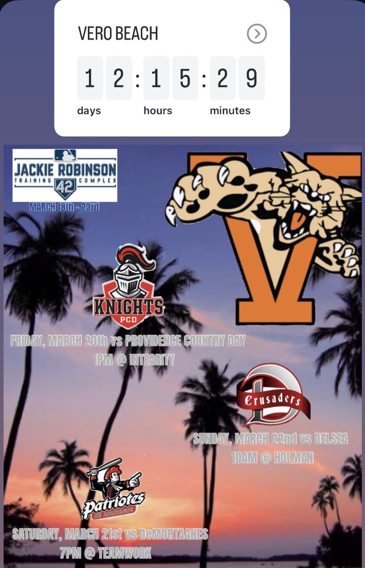 Vermont Academy Baseball tweet media