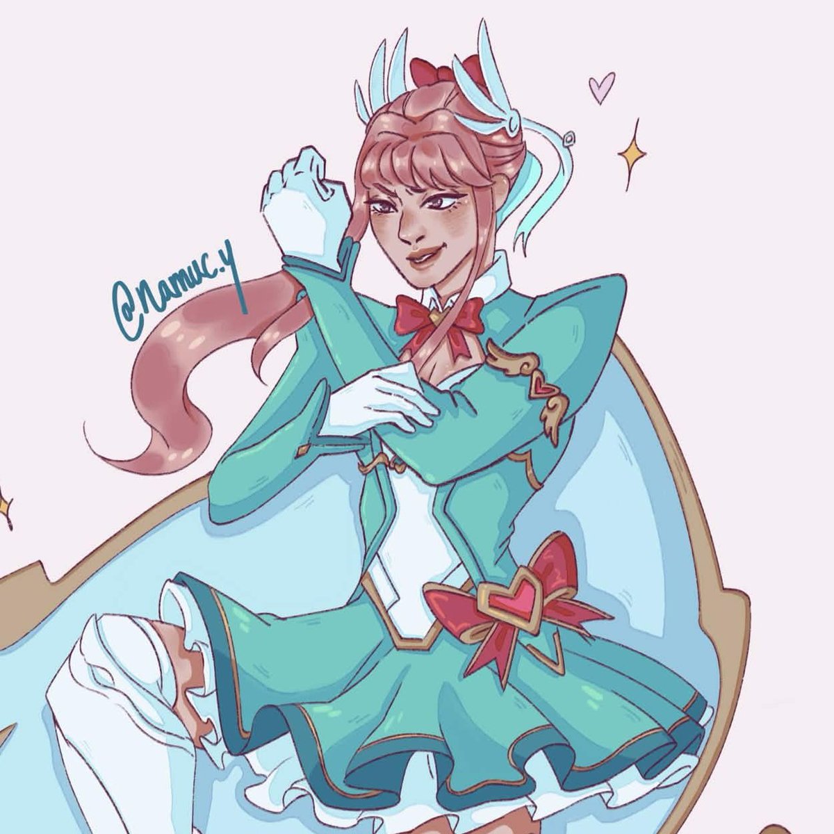 namucyy's tweet photo. Heart of Courage Freja! 🩵💙
I love the colors of this skin they are so cute 🥹
#Overwatch #OverwatchFanart #Freja #dokiwatch https://t.co/aoYwVRMsf0