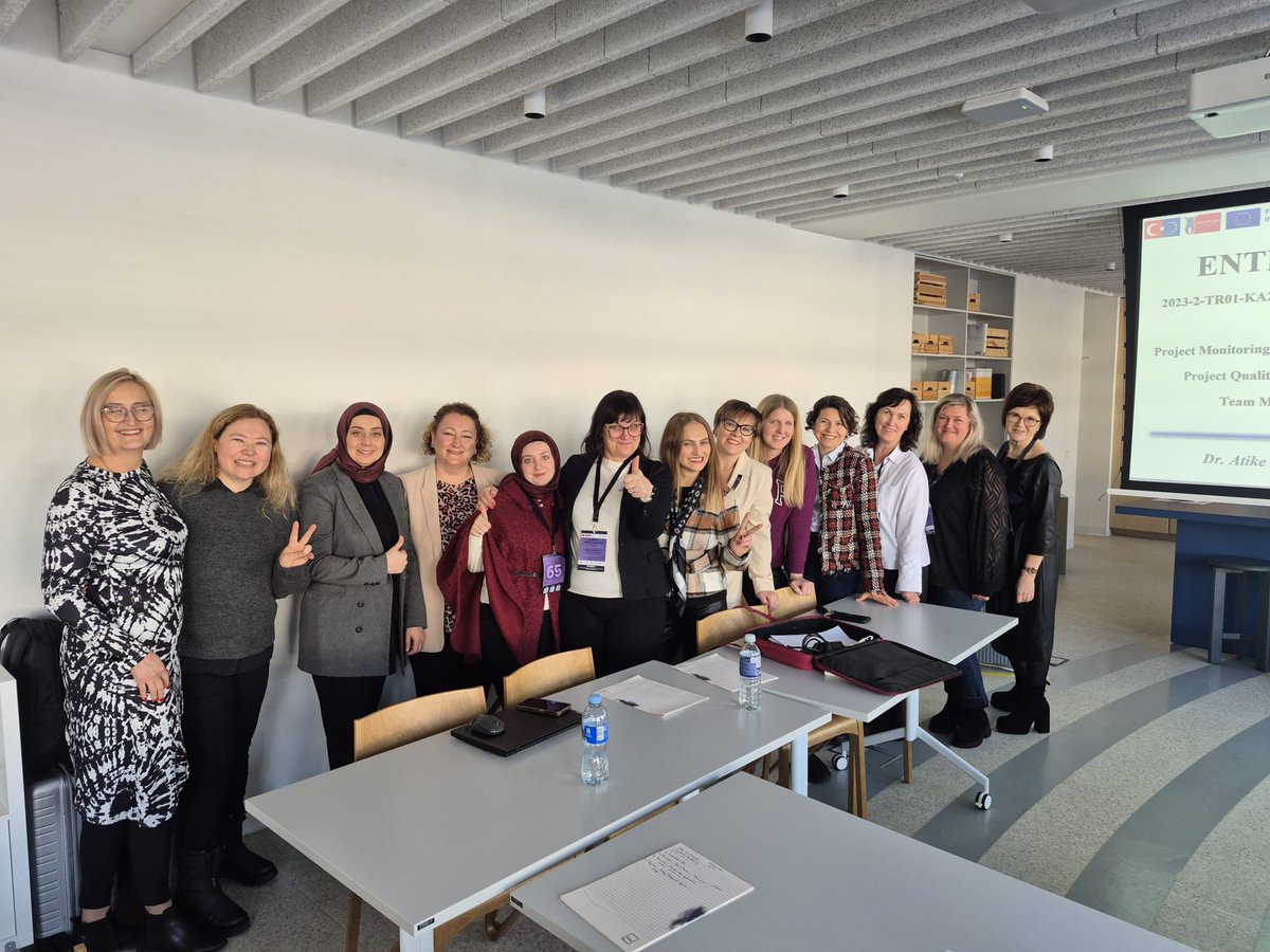 ENTRANTproject's tweet photo. A reunion of dedication! ENTRANT partners discussed project results &amp; committed to continued support for emerging European entrepreneurs. 🚀 #ENTRANT #StartupEcosystem #Mentorship https://t.co/1wd9k9LS3e