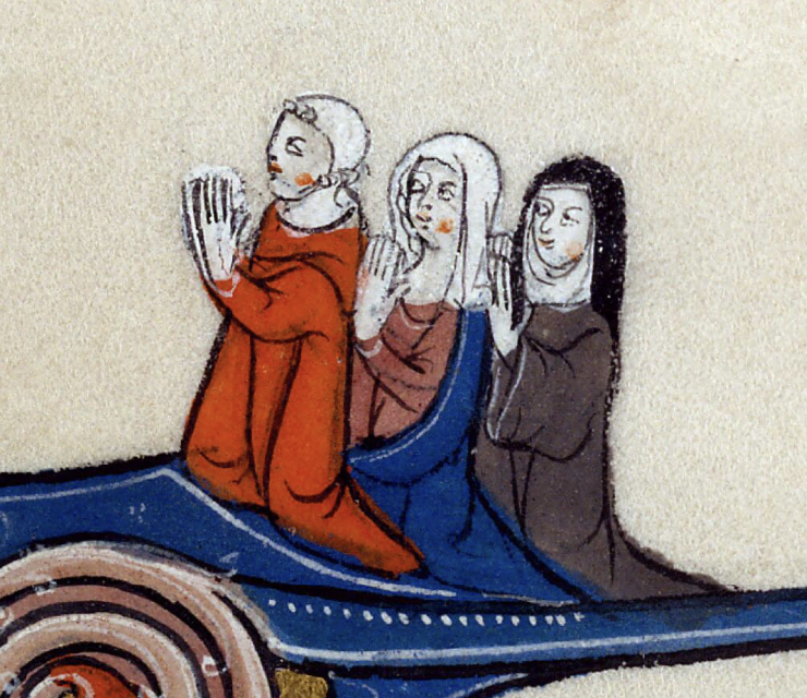 PiersatPenn's tweet photo. Medieval women: loving, praying, learning, teaching, #medieval #History #women 

Valenciennes, BM, 0838 (620) (N France, 13th century) https://t.co/1XI7CCQa6A