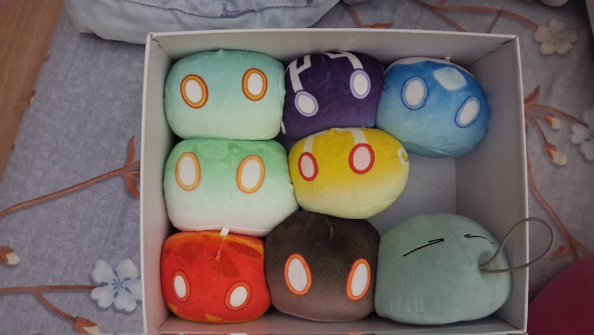 Slimes show off :3
#rimurutempest #GenshinImpactslime