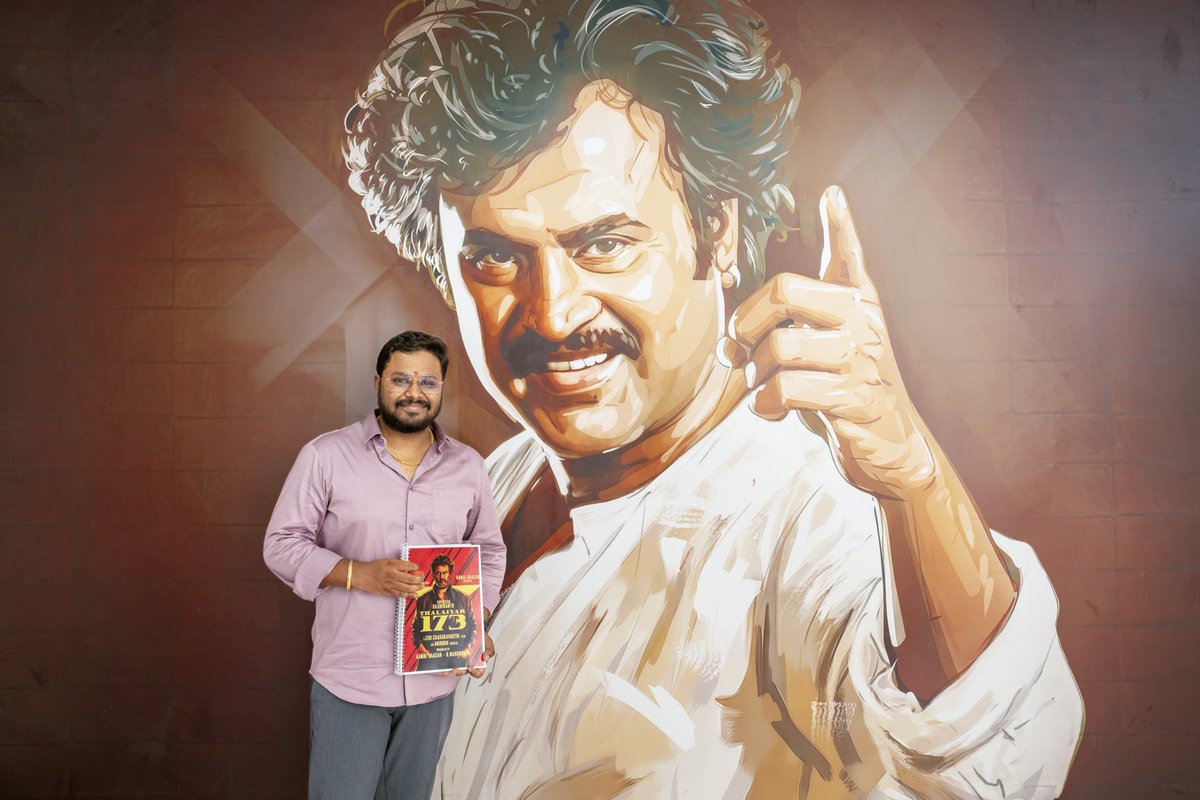 VJSankar_05's tweet photo. ARAMBIKALAMA!💥

@rajinikanth @ikamalhaasan #Mahendran @Dir_Cibi @anirudhofficial @APIfilms @homescreenent @RKFI @turmericmediaTM @magizhmandram 

#Arambikalama #Thalaivar173 #SuperStarPongal2027 #Rajinikanth #KamalHaasan https://t.co/UqflM6M4eL