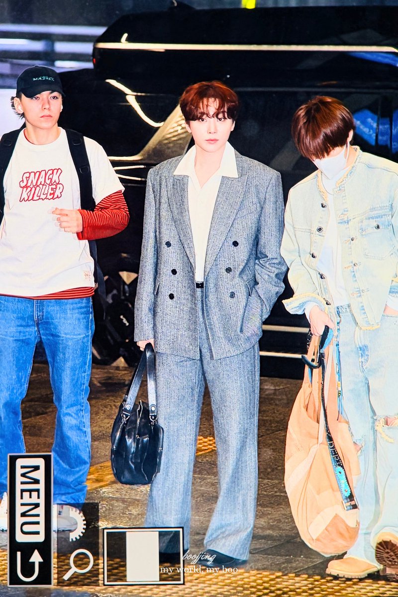 boojjing's tweet photo. 260305 ICN 출국
관아 넘 골져스해🥹🧡🩶
#세븐틴 #SEVENTEEN #セブチ
#승관 #SEUNGKWAN
#スングァン #夫胜宽 https://t.co/k9bpRCIKE3