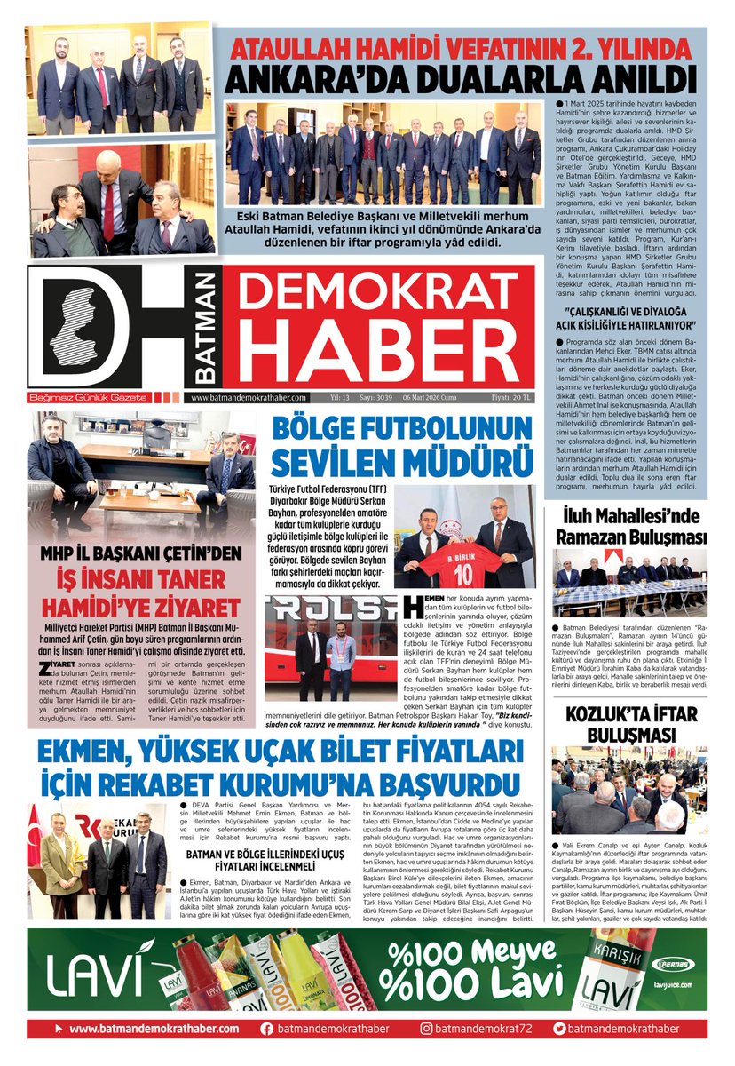 Batman gündemi  demokrat  haberde