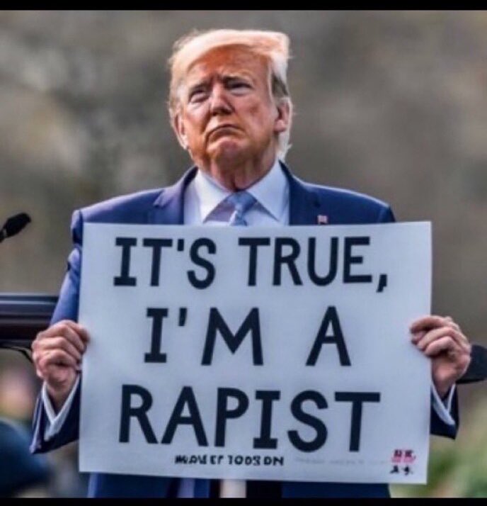 While Pedophile Trump tells lie after lie and literally started a war don’t forget he sexually assaulted a 13 year old girl.