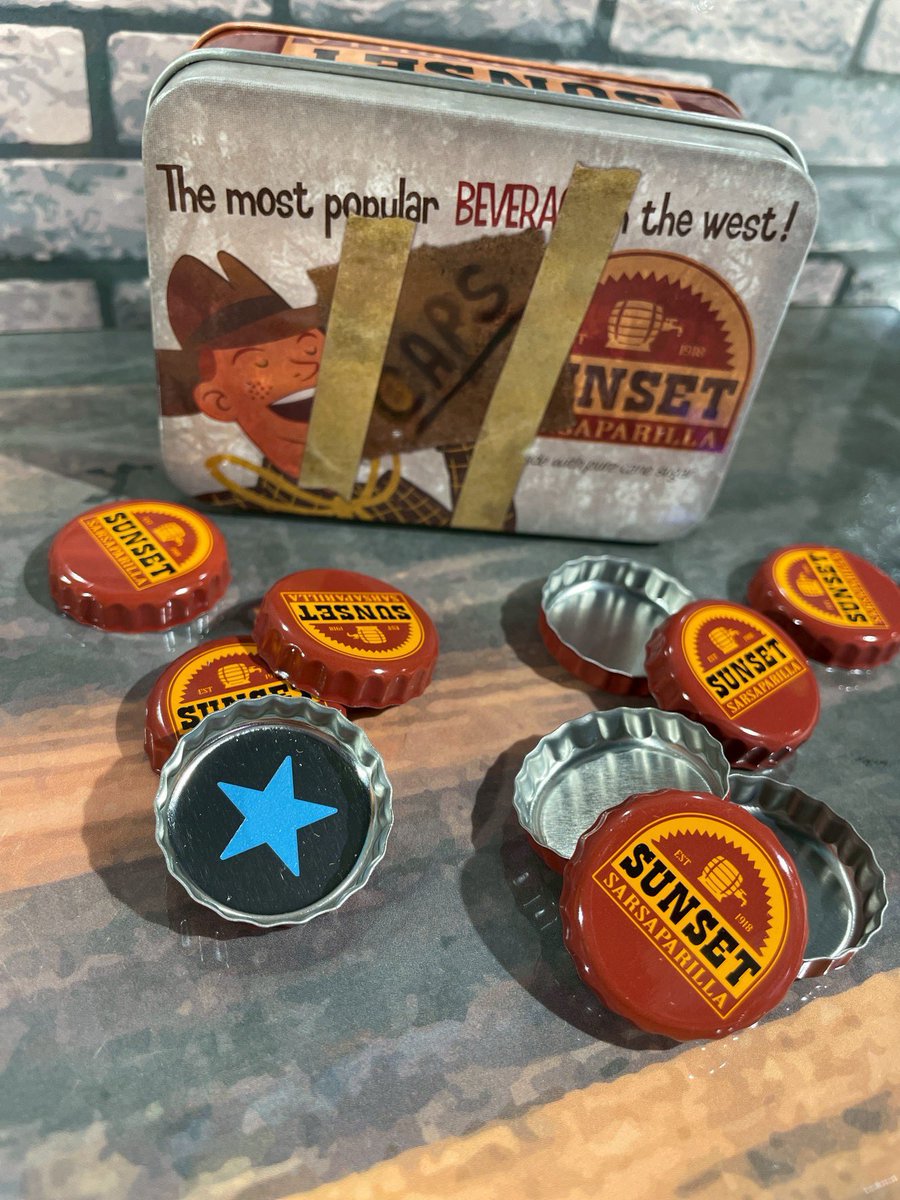 📣再入荷🎉 #Fallout👍 サンセット・サルサパリラ 缶入りキャップ