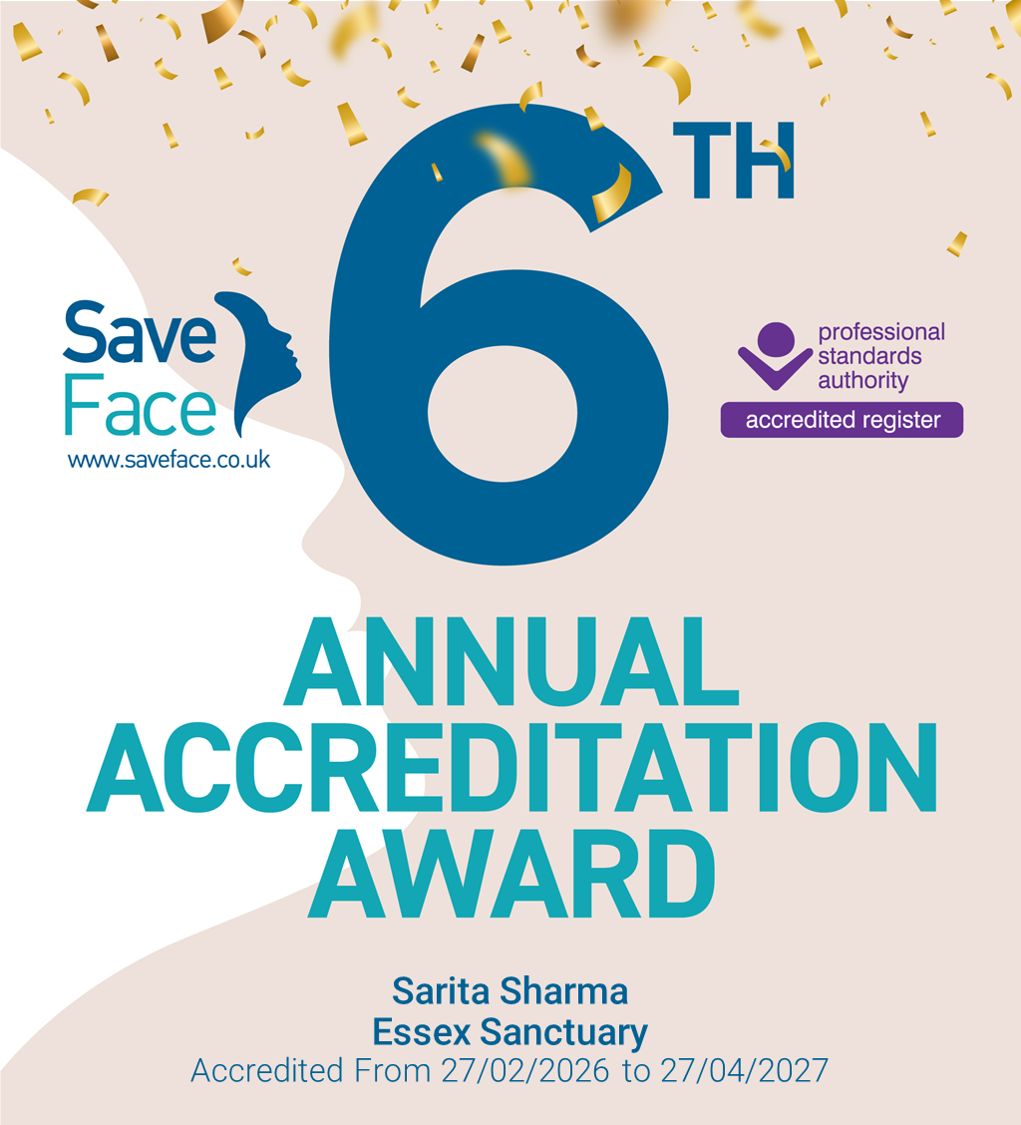SaveFaceUK's tweet image. A big thank you to Essex Sanctuary for renewing their Save Face accreditation for the 6th year running. buff.ly/N2VxPoC 
#FifthYear #Essex #SaveFace #SafePractice #StaySafe #Injectables #Aesthetics #AntiWrinkle #DermalFiller #PatientSafety #Accredited #Practitioner