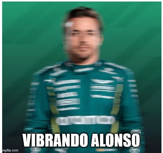 Alonso after driving Aston Martin for 25 laps