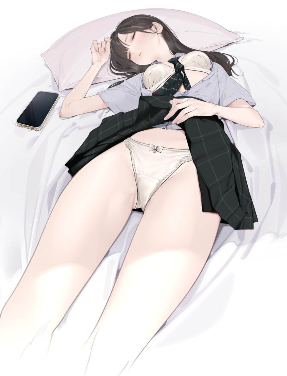 データにて粗形状が出来た時点で仮出力してポーズの検証や形状破綻がないかのチェックをします。原型が出来上がるまで10回くらい細かな調整を入れます。まだまだ道程は長そうです。フィギュア開発は想像以上に地味で面倒くさいモノなのです。

「asleep. #2」 