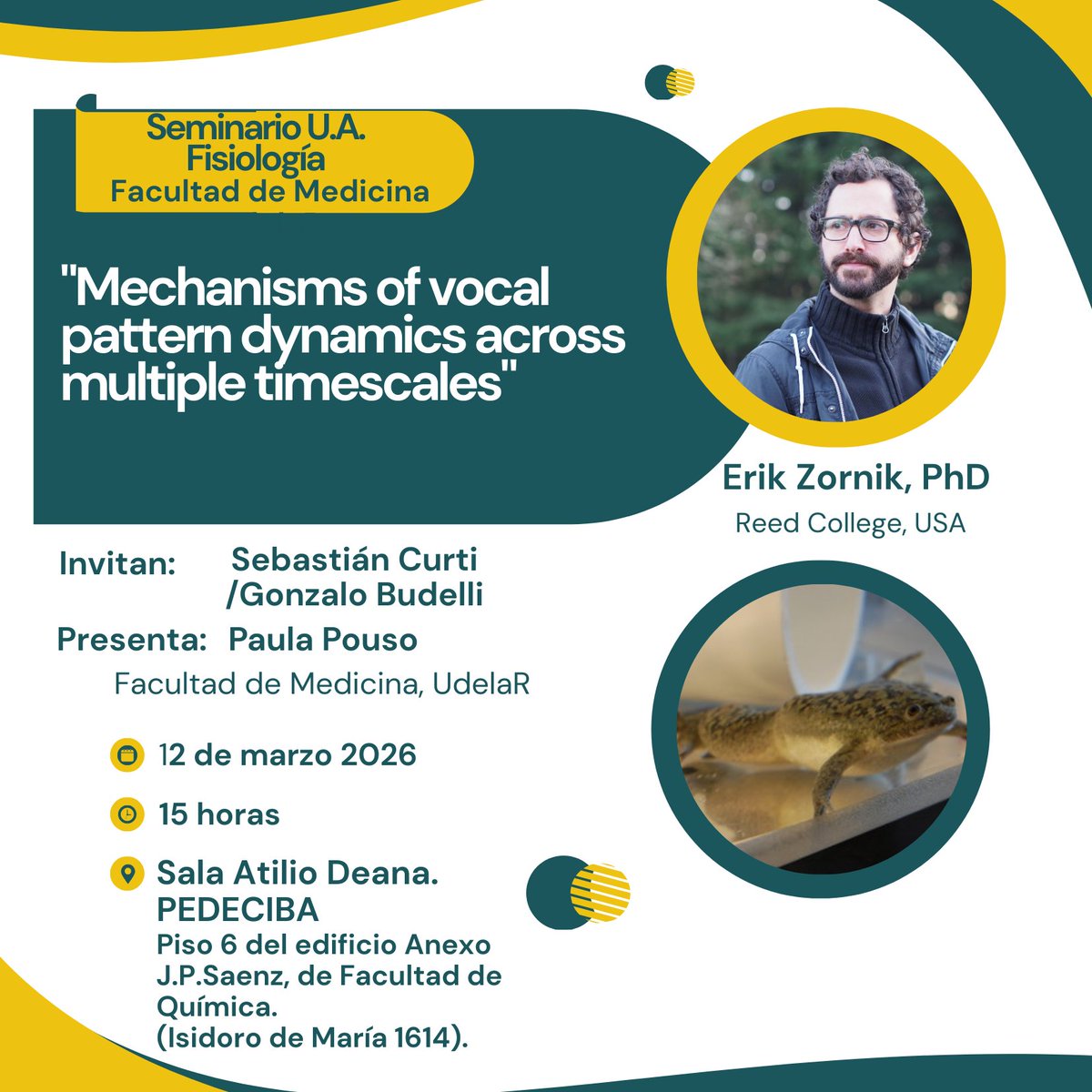 PousoPaula's tweet photo. Proximo seminario del Dr Erik Zornik! @erikzornik @fmedoficial https://t.co/7WBt028J4v