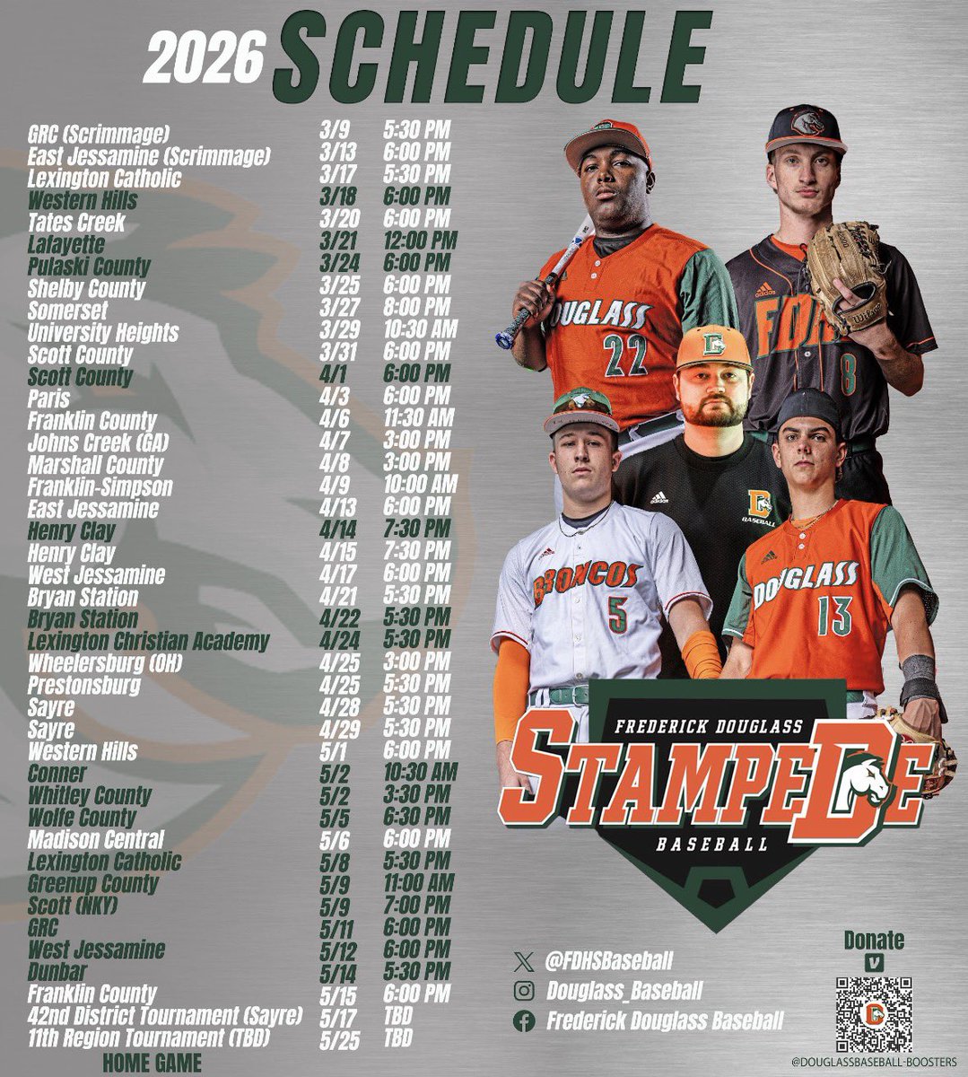 Frederick Douglass HS Baseball tweet media